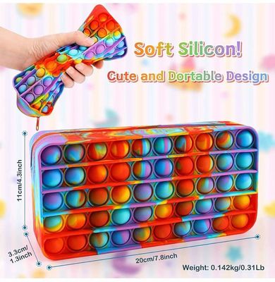 185*95*40cm Food Grade Silicon Bubble Pencil Bag for Unisex Sensory Push and Storage