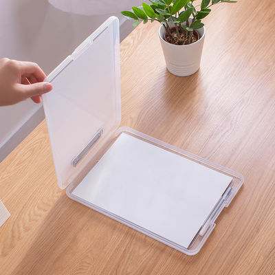 Eco-friendly A4 Plastic Foldable Clipboard Storage Nursing Clipboard Document Case