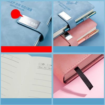 Personalized Custom Logo Pu Leather A5 Size Notebook Cover Custom Color and Promotion