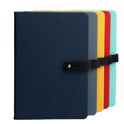 Thread Sewing Binding A5 Business Simple Pu Buckle Notepad for Customized Document