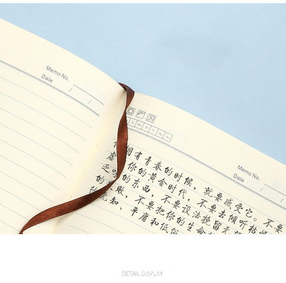 Thread Sewing Binding A5 Business Simple Pu Buckle Notepad for Customized Document