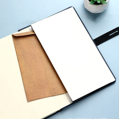 Thread Sewing Binding A5 Business Simple Pu Buckle Notepad for Customized Document