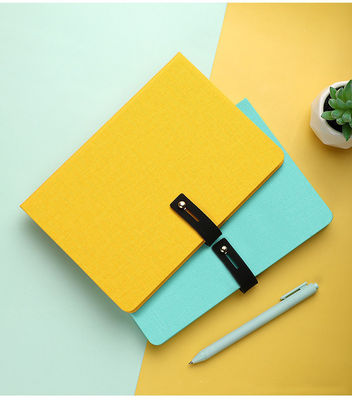 Thread Sewing Binding A5 Business Simple Pu Buckle Notepad for Customized Document